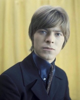Bowie as a young man